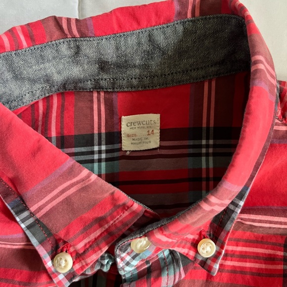Crewcuts plaid button down - Picture 3 of 8